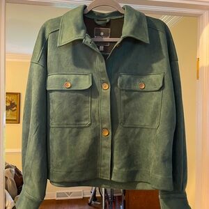 Faux Suede Shacket
